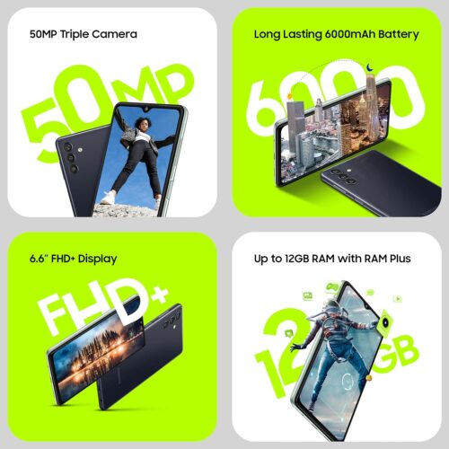 Samsung Galaxy M13 (Aqua Green, 4GB, 64GB Storage) - Image 2
