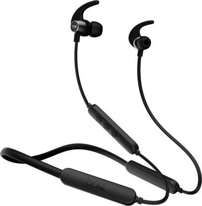 boAt Rockerz 255 Pro+ /258 Pro+ with ASAP Charge and upto 60 Hours Playback Bluetooth Headset  (Active Black, In the Ear)