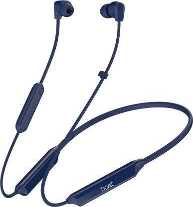 boAt Rockerz Trinity with 150 Hours Playback, Crystal Bionic Sound & ASAP Charge Bluetooth Headset  (Just Blue, In the Ear)