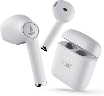 boAt Airdopes 131 with upto 60 Hours and ASAP Charge Bluetooth Headset  (Ivory White, True Wireless)