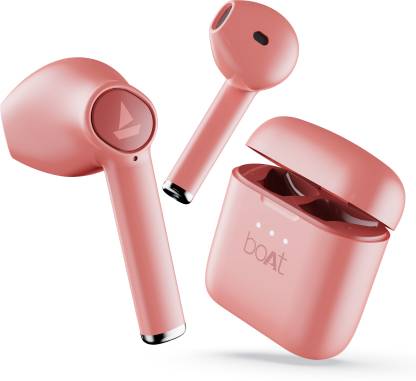 boAt Airdopes 131 with upto 60 Hours and ASAP Charge Bluetooth Headset  (Cherry Blossom, True Wireless)