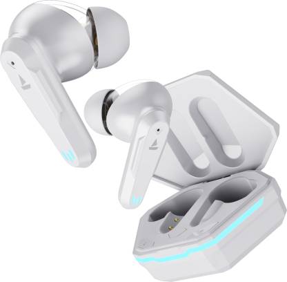 boAt Airdopes 191G with 6mm Dual Drivers, Quad Mics ENx Tech & Beast Mode for Gaming Bluetooth Headset  (White Siberia, True Wireless)