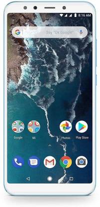 Mi A2 (Lake Blue, 128 GB)  (6 GB RAM)